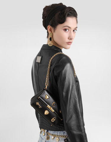 Kabelka Dolce & Gabbana Dolce & Gabbana Marlene City Mini Bag with Gold-Tone Hardware Čierna | BB7766AG6808S574, 1