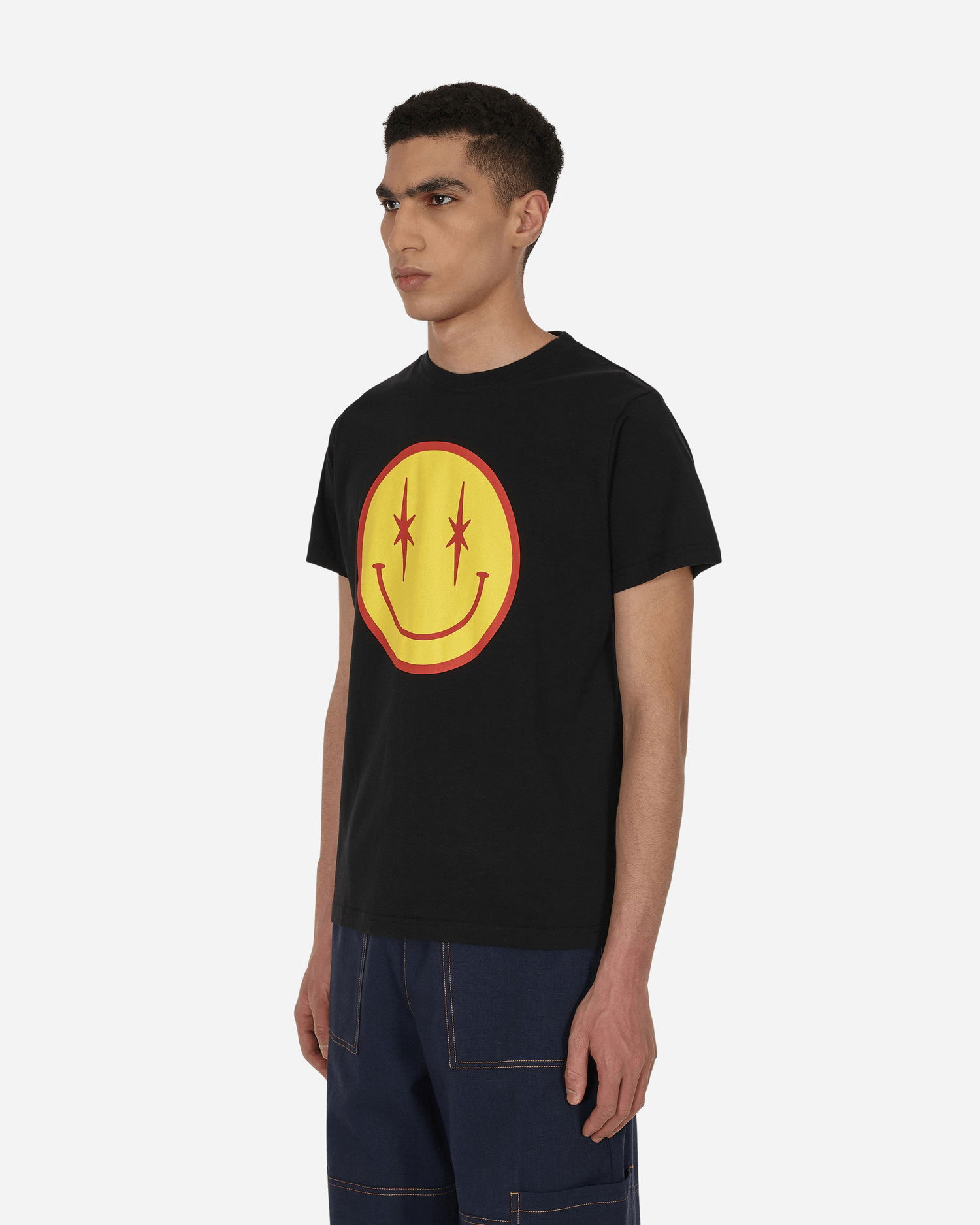 Tričko PHIPPS Smiley T-Shirt Čierna | T001-2MB1J000601001 BLACK, 1