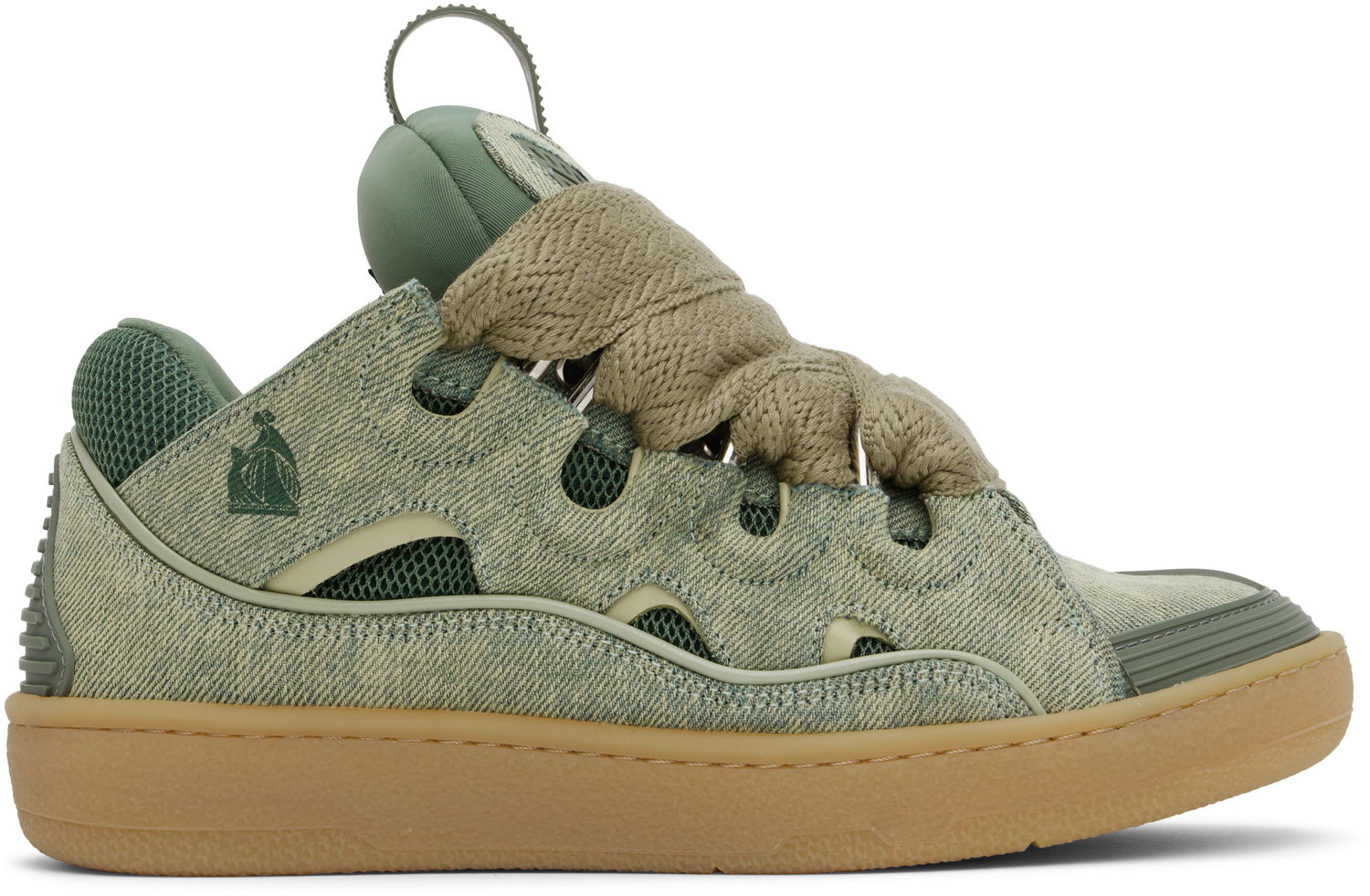 Tenisky a topánky LANVIN Curb Denim Sneakers Modrá | FM-SKRK11-DENI-H24, 0