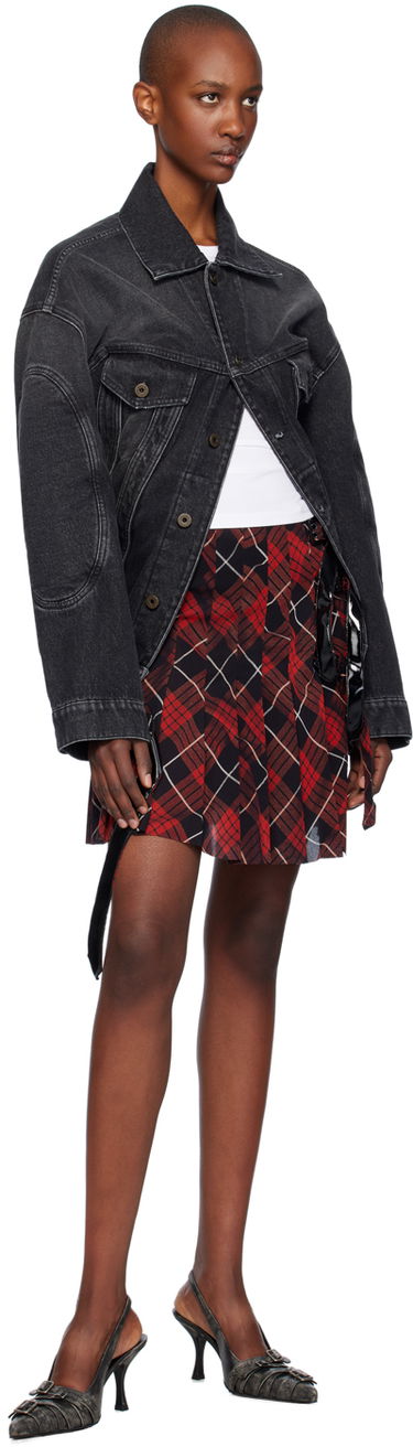 Bunda Jean Paul Gaultier Gaultier Lacing Denim Jacket Čierna | 24/31-F-VE070LP-D016-06, 3