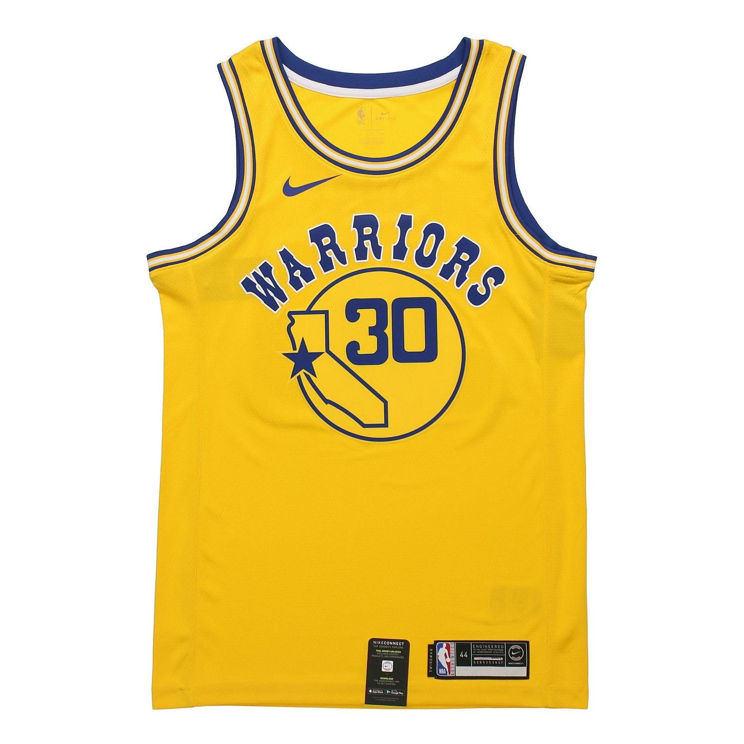 Dres Nike Golden State Warriors Stephen Curry Classic Edition Swingman Jersey Žltá | AJ3878-728, 0