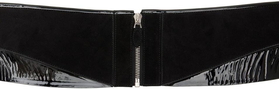 Opasok Alaïa ALAÏA Suede Bustier Belt Čierna | AA1C012GCA202, 0