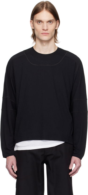 Sveter GR10K GR10K Light Interlock Long Sleeve T-Shirt Čierna | BG823124CO, 0