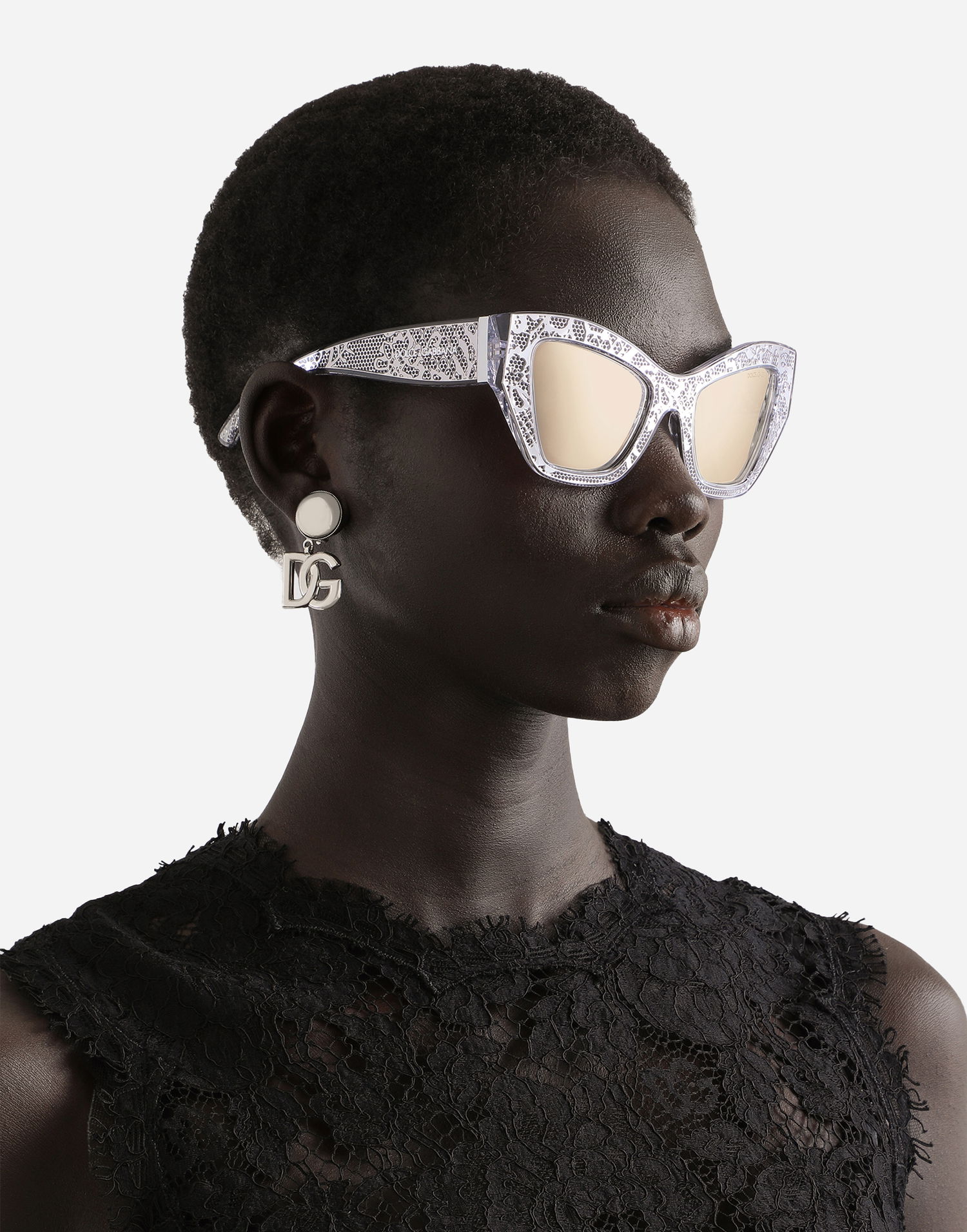 Slnečné okuliare Dolce & Gabbana Dolce & Gabbana DG Lace Sunglasses Šedá | VG4494VP3AP9V000, 1