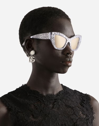 Slnečné okuliare Dolce & Gabbana Dolce & Gabbana DG Lace Sunglasses Šedá | VG4494VP3AP9V000, 1