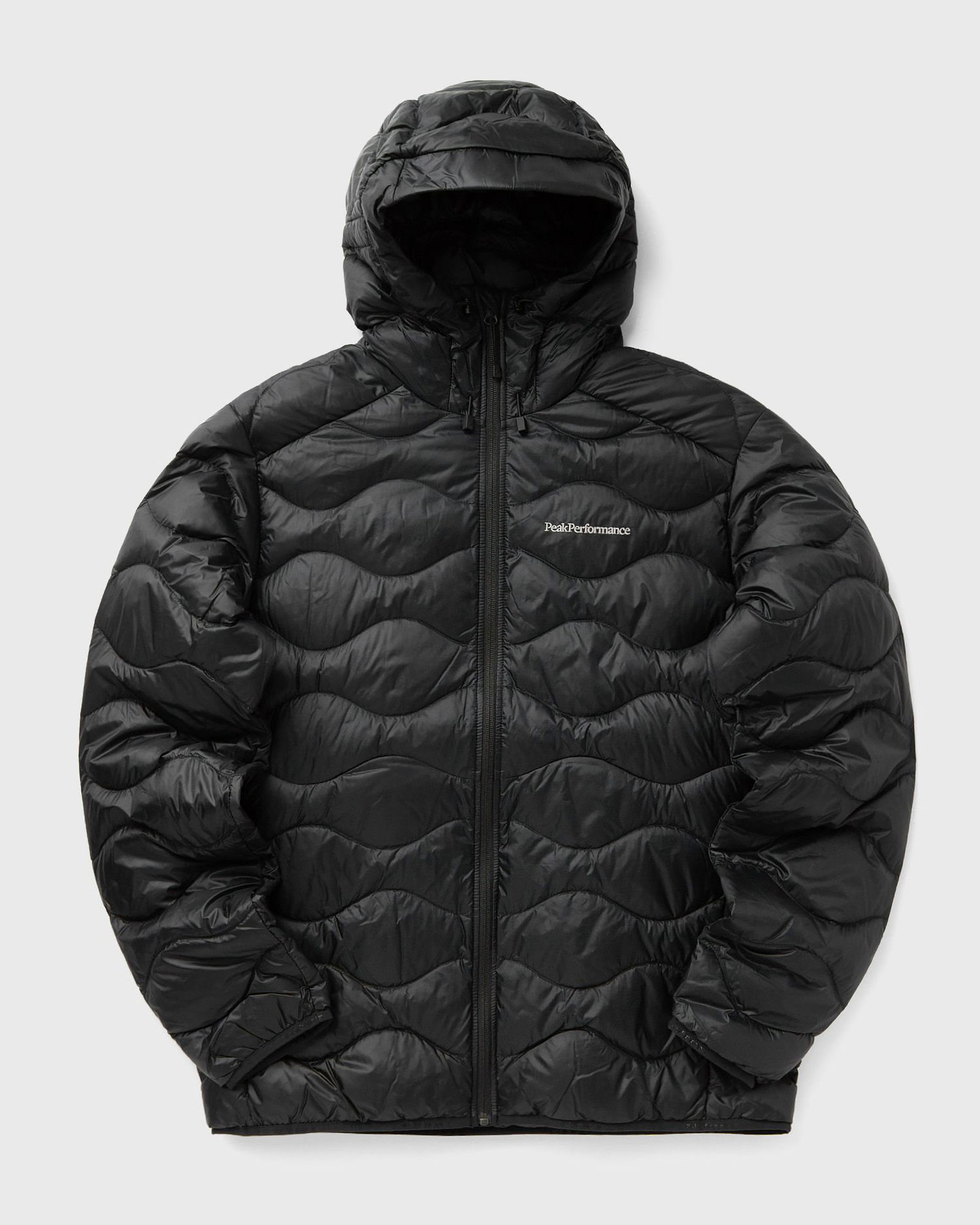 Prešívaná bunda Peak Performance HeliuDown Hooded Puffer Jacket Čierna | G79845020, 0