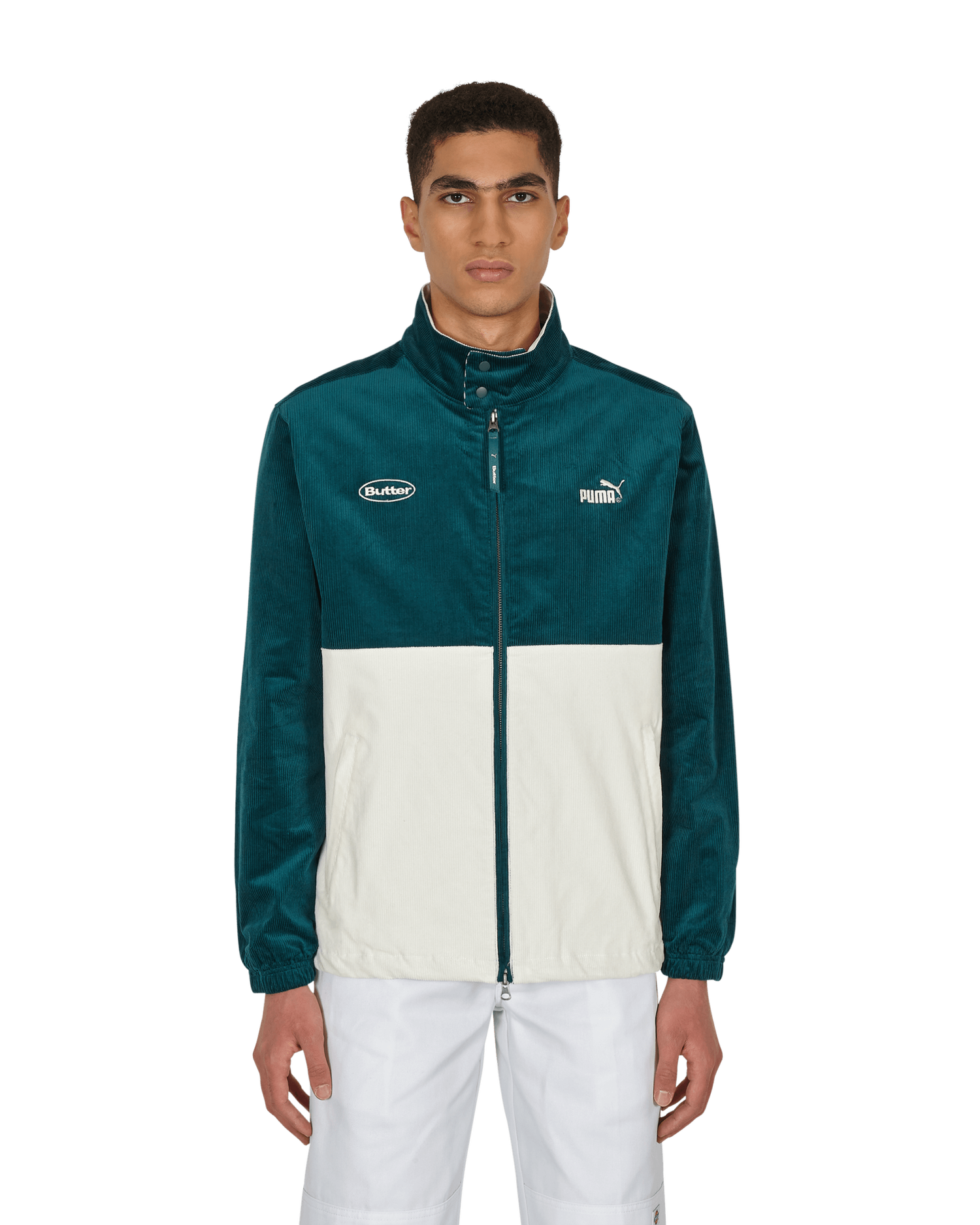 Bomber bunda Puma Corduroy Track Jacket Zelené | 532436-40, 1
