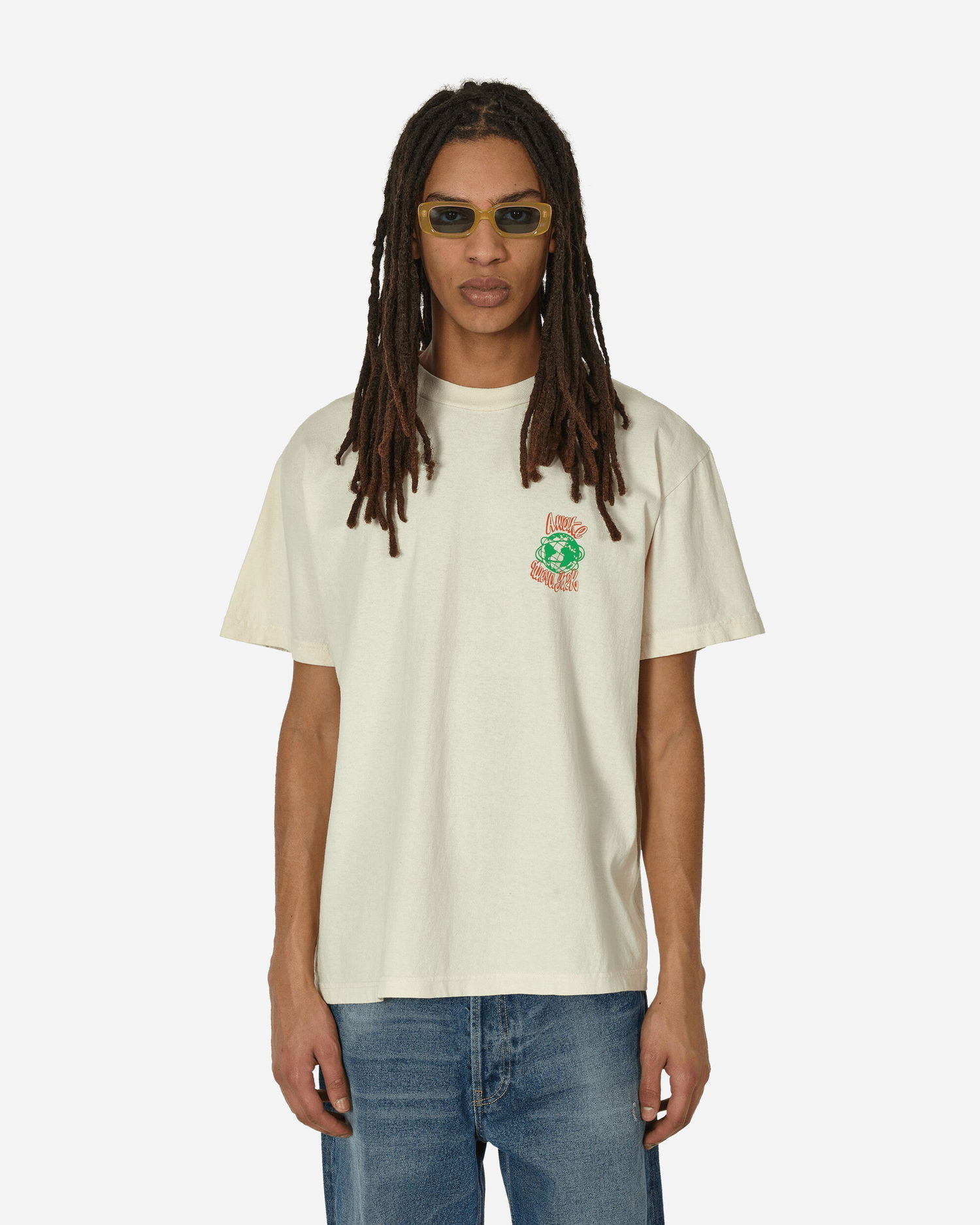Tričko Awake NY Crawford T-Shirt Off White Biela | 9031877 OWHT, 1