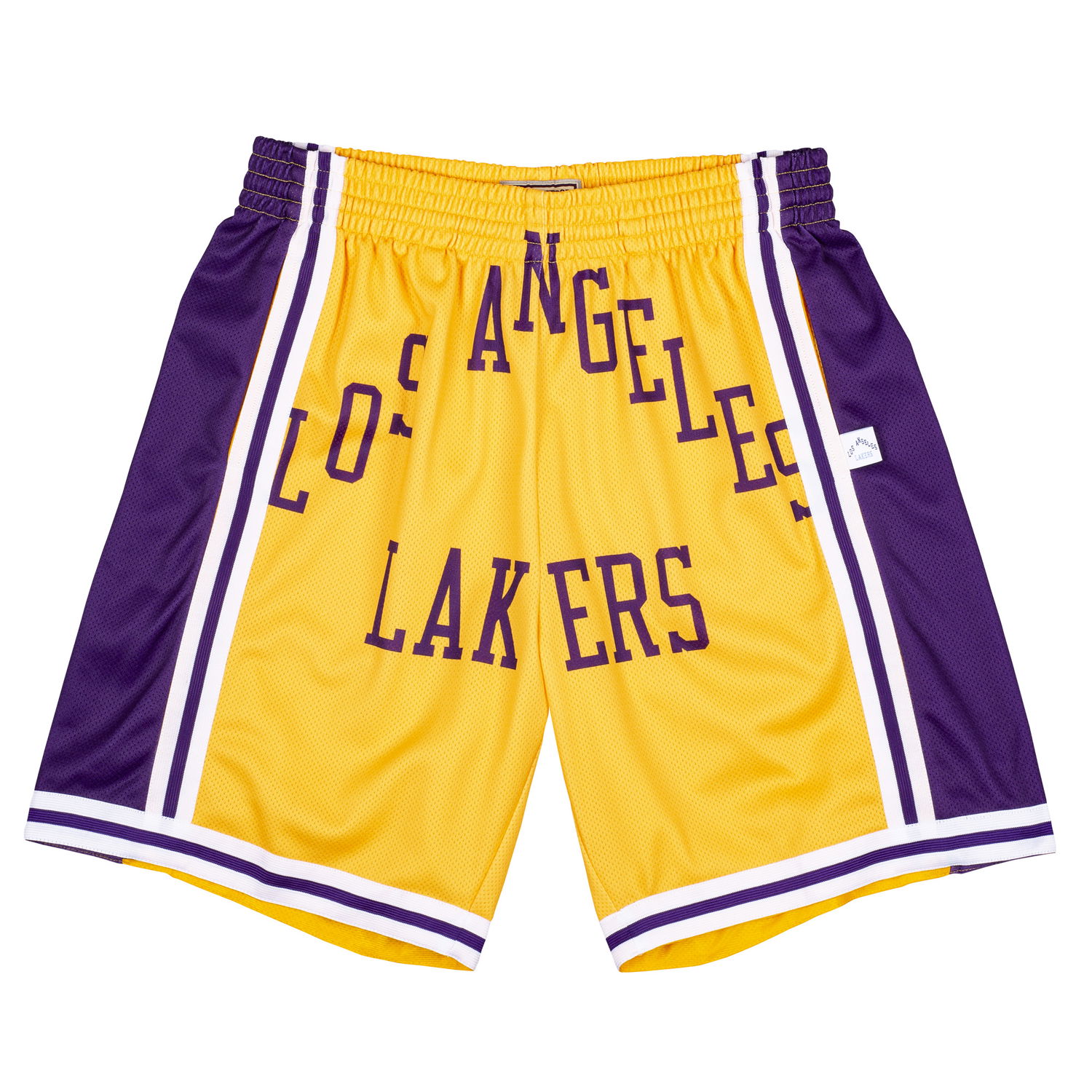 Šortky Mitchell & Ness Blown Out Fashion Shorts Los Angeles Lakers Žltá | SHORBW19147-LALLTGD, 0