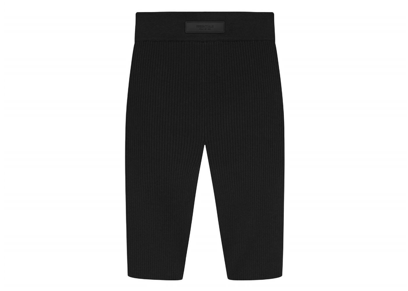 Core Collection Knit Biker Short Black