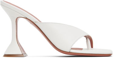 Starostlivosť o obuv Amina Muaddi Amina Muaddi Shiona Slipper Heeled Sandals Biela | SHIONA SLIPPER, 0