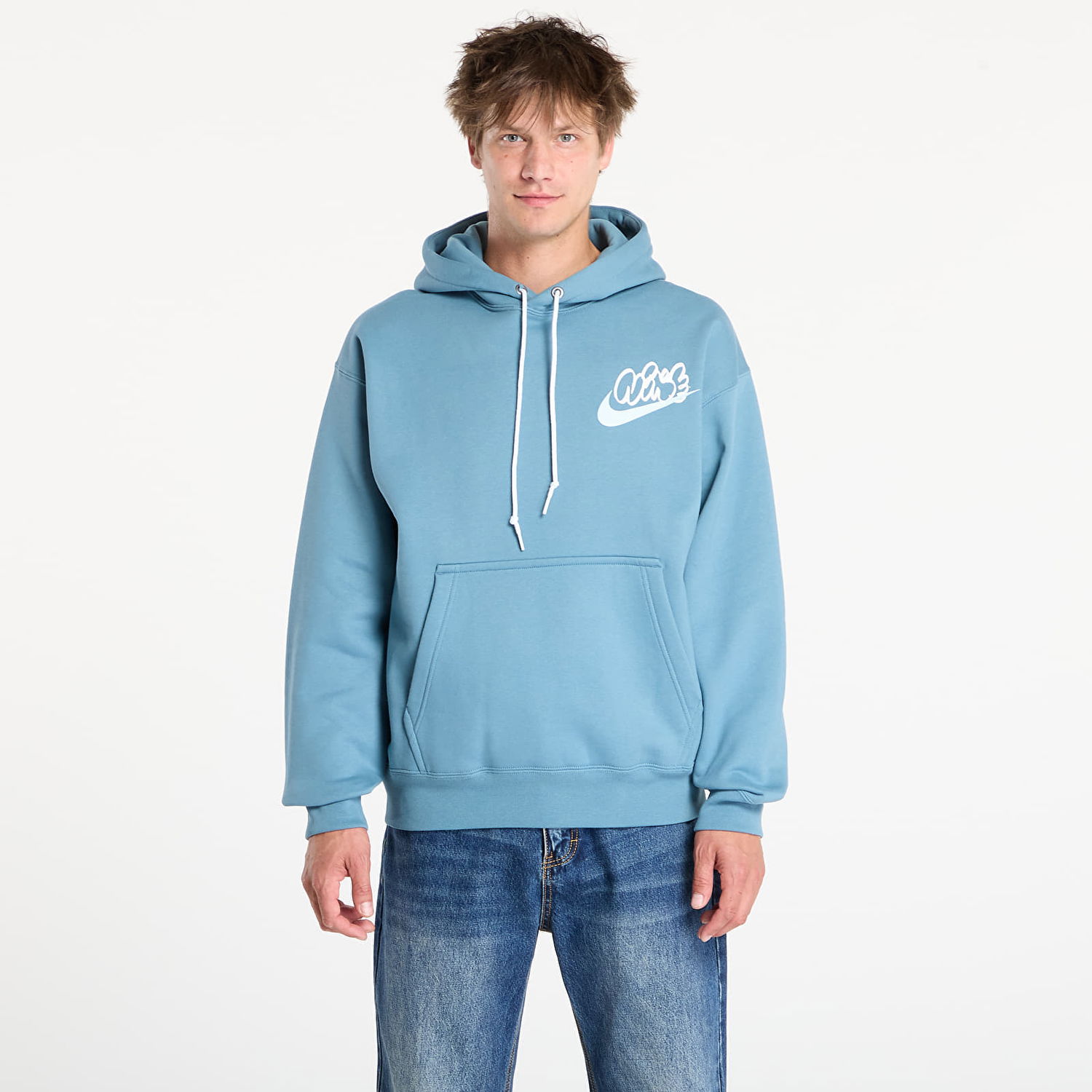 Mikina Nike Solo Swoosh Fleece Hoodie Modrá | IH4293-006, 0
