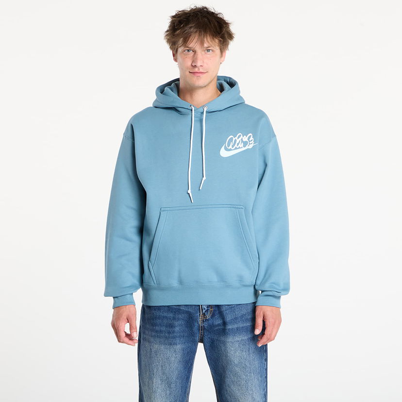 Mikina Nike Solo Swoosh Fleece Hoodie Modrá | IH4293-006