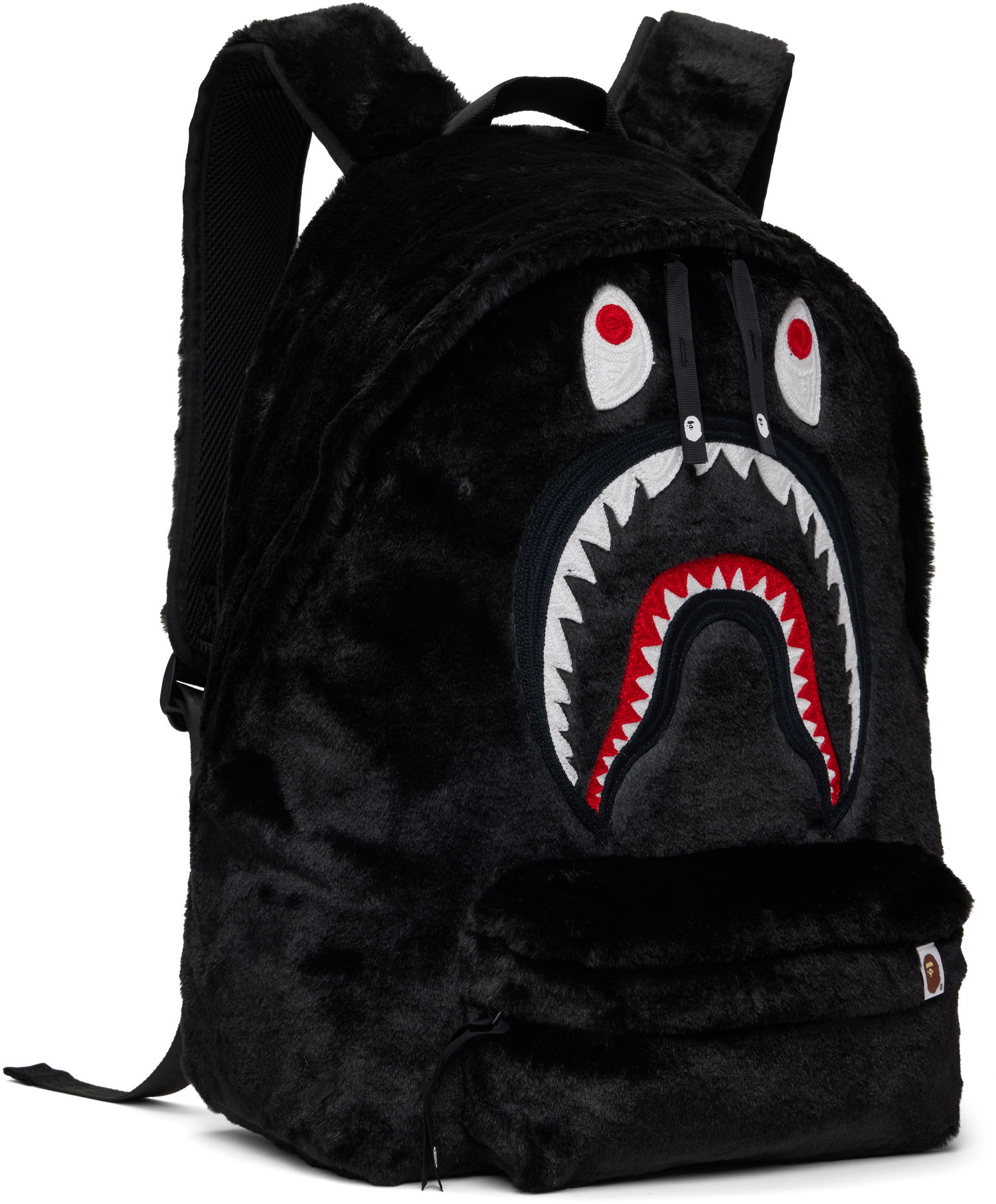 Batoh BAPE Shark Fur Daypack Backpack Čierna | 001BAK801001M, 1