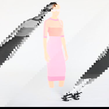 Šaty adidas Originals adidas x KSENIASCHNAIDER Knitted Dress Coral Fusion/ Bright Red/ Shadow Red M Oranžová | IW5661, 0