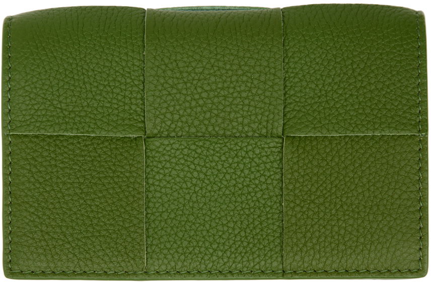 Peňaženka Bottega Veneta Business Card Case Zelené | 651396 VCP13, 0