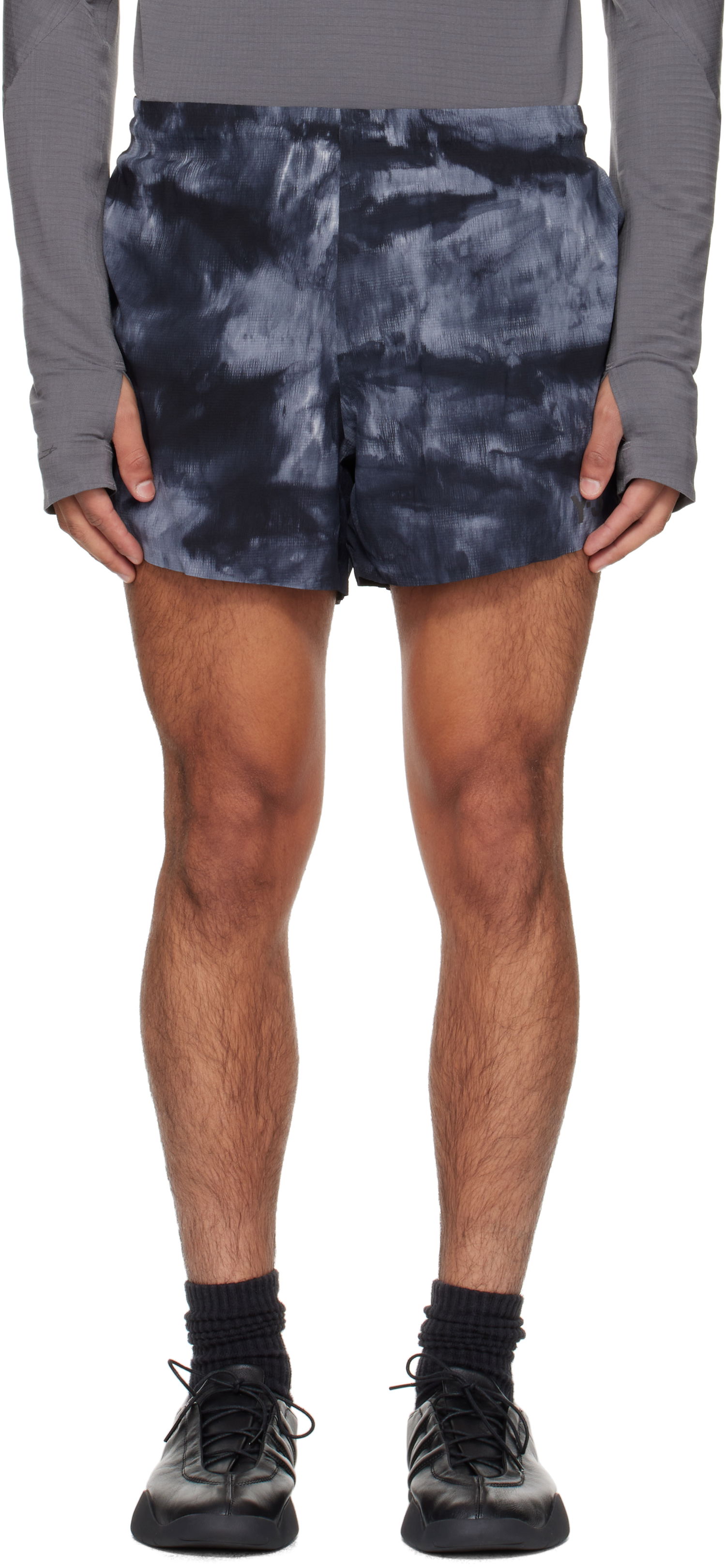 Šortky Y-3 Y-3 AOP Running Shorts Čierna | JX4809, 0