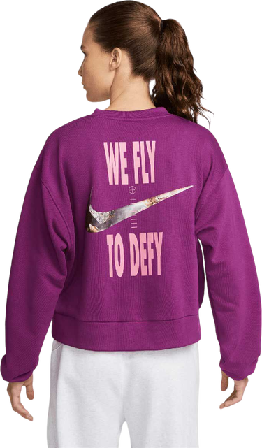 Mikina Nike Dri-FIT Swoosh Fly Standard Issue Wmns Crewneck Fialová | DQ6817-503, 4