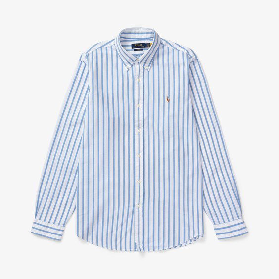 Custom Fit Striped Oxford Shirt