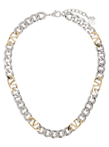 Náhrdelník Valentino Garavani VLogo Chain Necklace "Silver" Metalická | 4Y2J0Q18MET