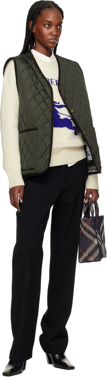 Vesta Burberry Burberry Quilted Vest Zelené | 8108400, 3