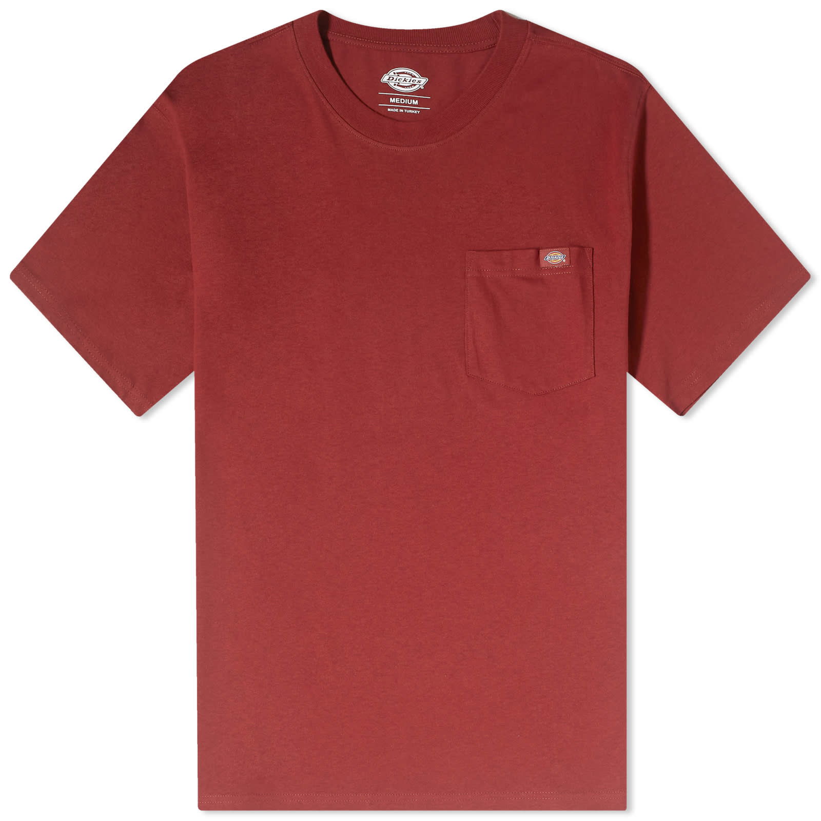 Luray Pocket T-Shirt "White & Fired Brick"