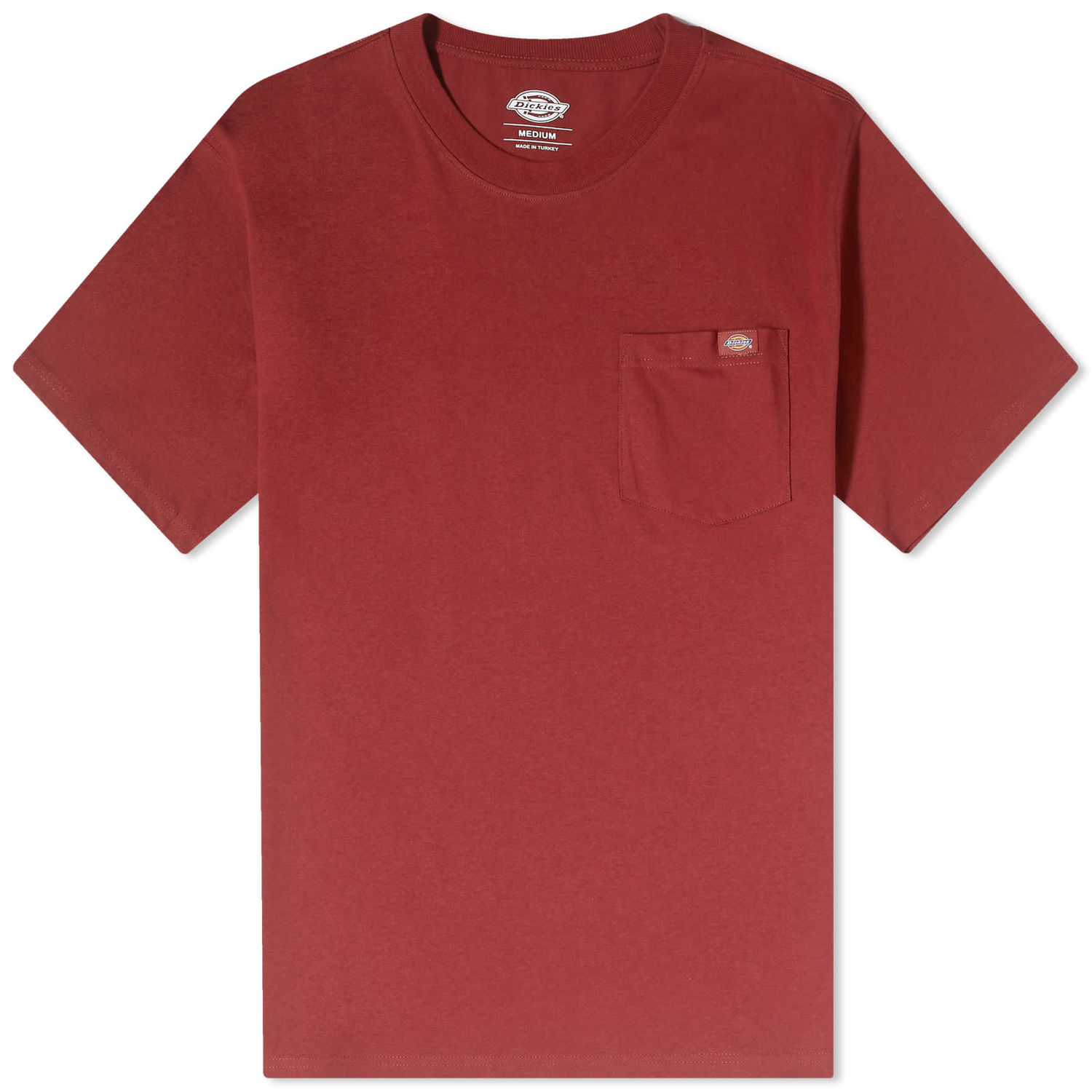 Tričko Dickies Luray Pocket T-Shirt "White & Fired Brick" Červená | DK0A4YFCG041, 0