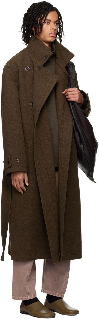 Trenčkot LEMAIRE LEMAIRE Men's Wrap Coat Zelené | CO1090 LF1117, 1