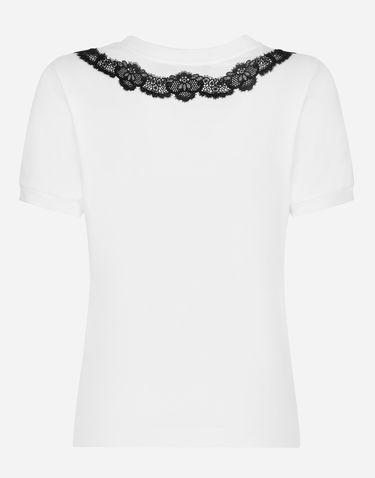 Tričko Dolce & Gabbana Tshirt Manica Corta Biela | F8T00ZG7H1ZW0800, 1