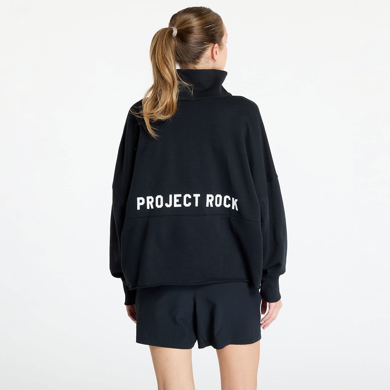 Project Rock Half Zip Pullover Black