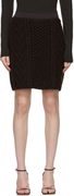 Knit Wool Mini Skirt