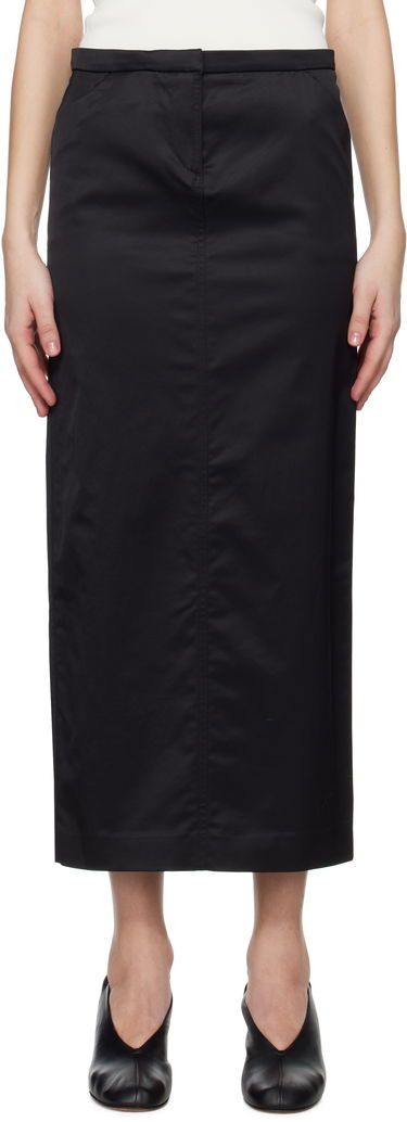 Sukňa TOTEME TOTEME Straight Maxi Skirt Čierna | 252-WRB0259-FB0391, 0