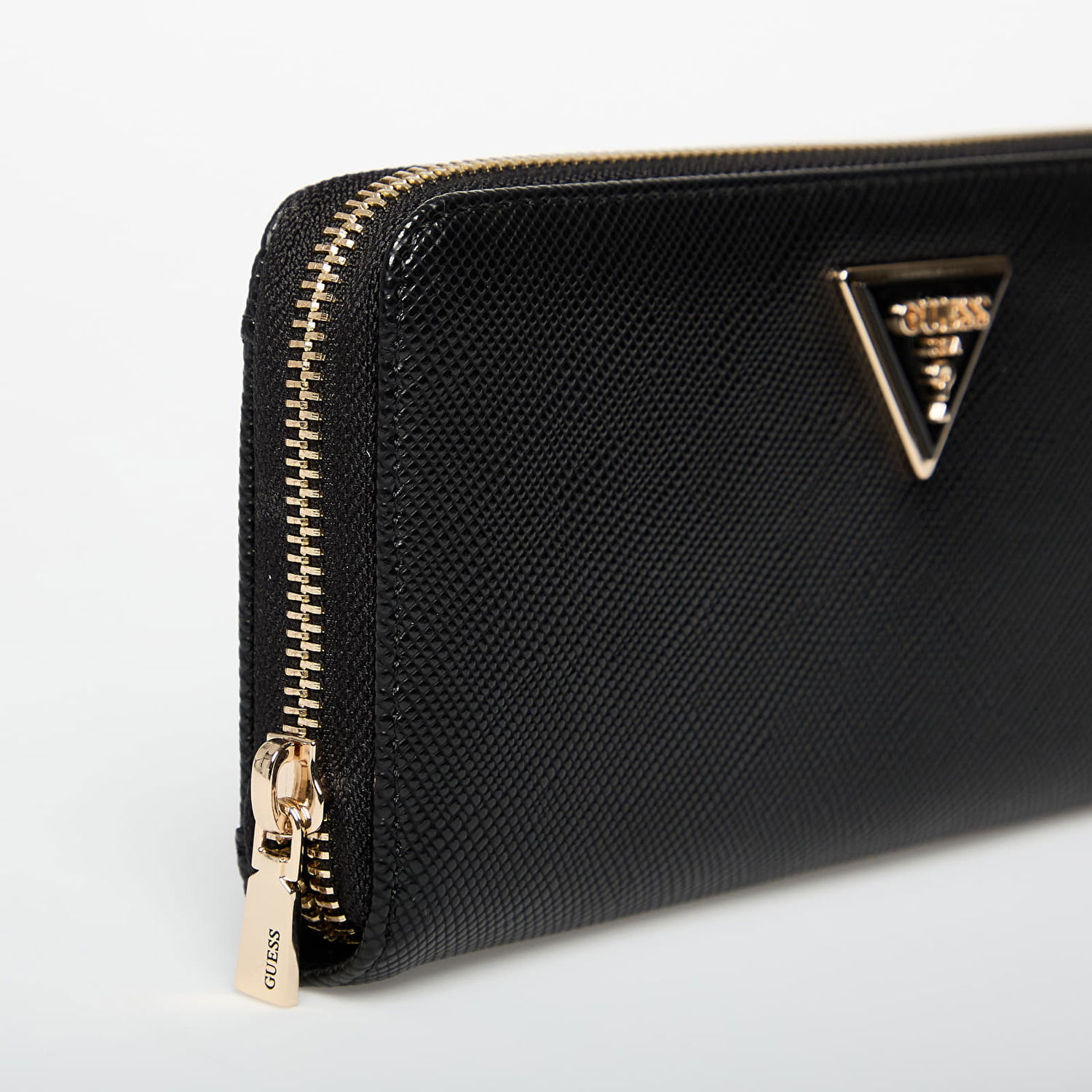Peňaženka GUESS Laurel Ii Slg Large Zip Around Wallet Čierna | SWZG7459146-BLA, 1