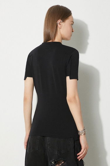 Tričko VETEMENTS VETEMENTS Blackout Cut-Up Fitted T-Shirt Čierna | UE64TR100B, 2