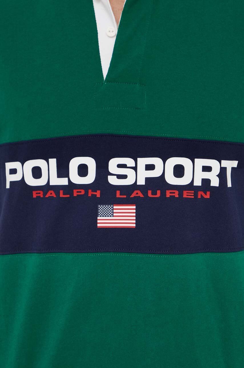 Long Sleeve Colorblock Rugby Shirt