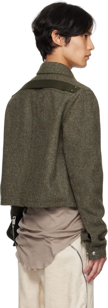 Bunda Rick Owens Rick Owens Alice Brad Cropped Jacket Zelené | RU02E1720 WRU, 2