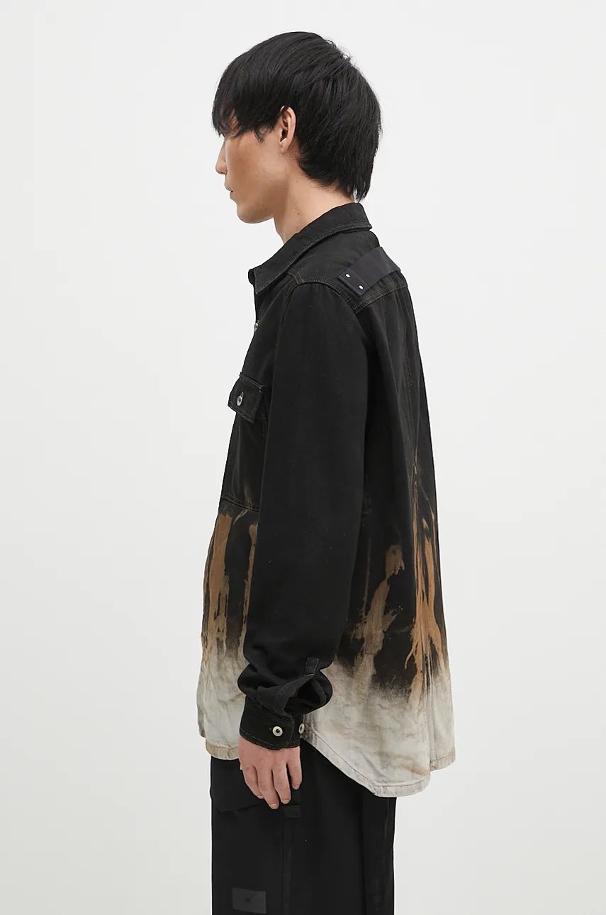 Košeľa Rick Owens Oversize Shirt Čierna | DU02D2755.BSUN, 1