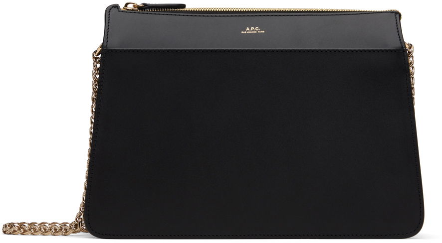 Taška cez rameno A.P.C. Ella New Bag Čierna | PXAWV-F61539, 0