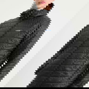 Prešívaná bunda Patagonia Nano Puff Hooded Jacket Size Small Čierna | 84223-BLK, 5