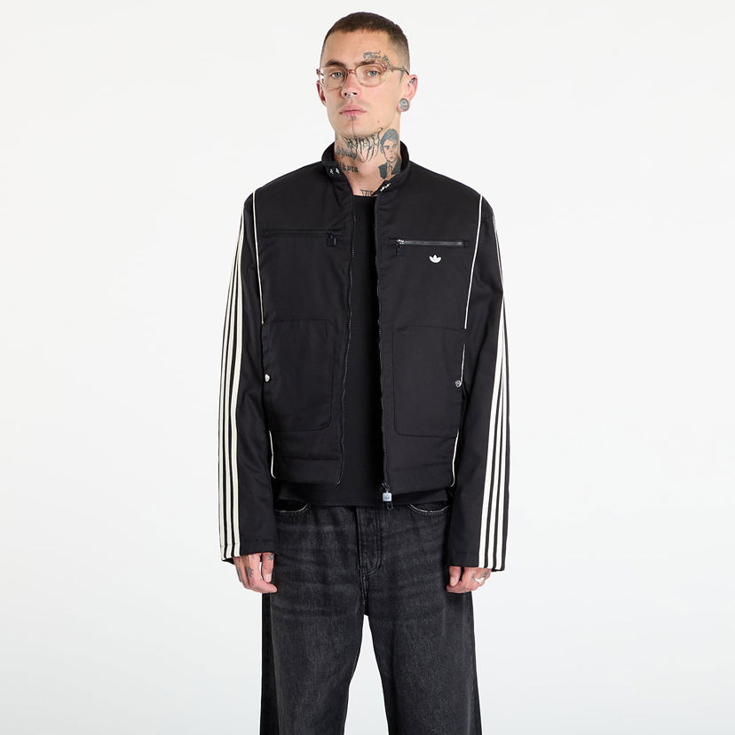 Bunda adidas Originals Premium Waxed Jacket Čierna | JV7620