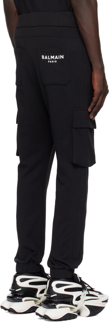 Tepláky Balmain Print Cargo Pants Čierna | DH1OB295BC64, 2