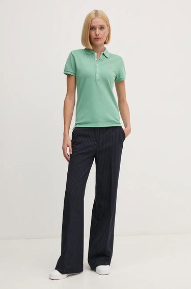 Polo tričko Polo by Ralph Lauren Slim Fit Cotton Polo Shirt Zelené | 211939271, 1