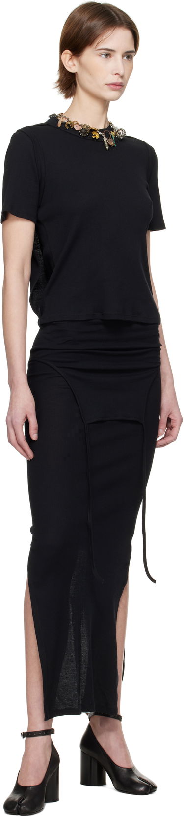 Sukňa Eckhaus Latta Eckhaus Latta Flip Midi Skirt Čierna | 1206-EL-PS25-A -, 3