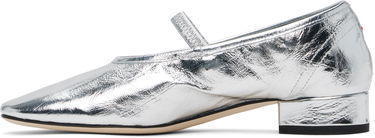 Oblečenie Aeyde Aeyde Pippa Leather Ballerina Flats Metalická | A11-FL-GLVR25RO126-SS25-920-068, 2
