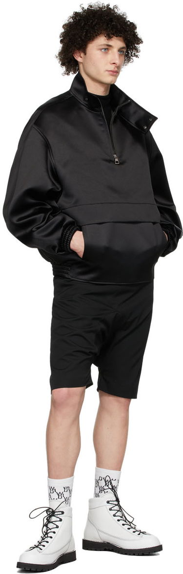 Mikina We11done We11done Half-Zip Mock Neck Polyester Anorak Čierna | WD-JK1-22-075-M-BK, 3