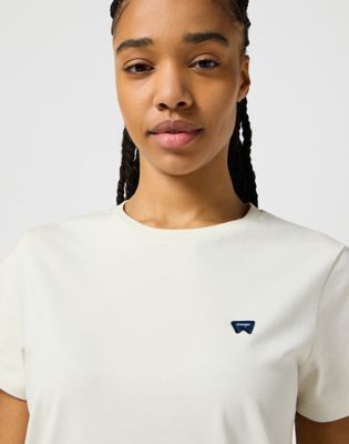 Tričko Wrangler Wrangler Round Tee Biela | 112350191:XXL, 1