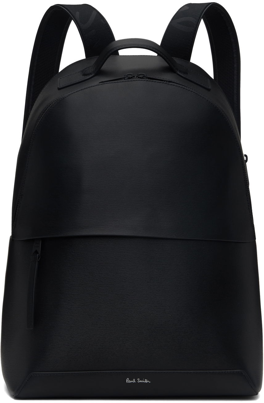 Batoh Paul Smith Paul Smith Embossed Leather Backpack Čierna | M1A-7169-ASGRAI-79-0, 0