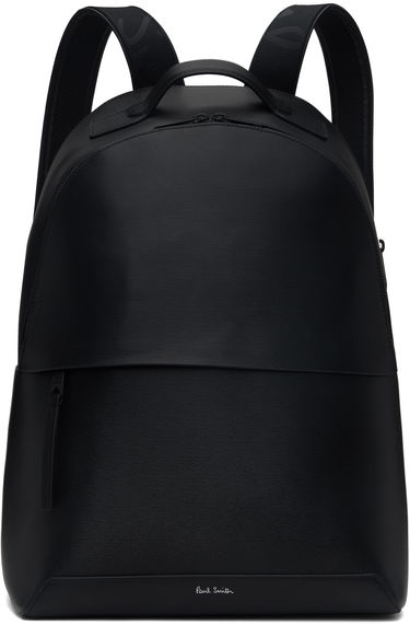 Batoh Paul Smith Paul Smith Embossed Leather Backpack Čierna | M1A-7169-ASGRAI-79-0, 0