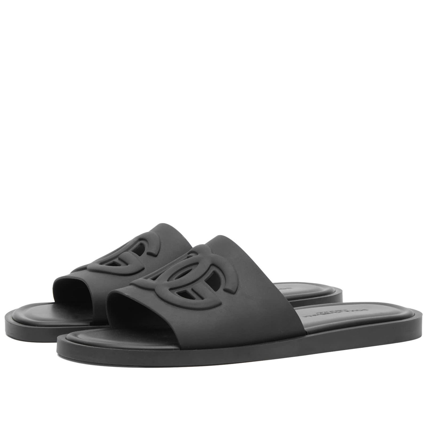 Tenisky a topánky Dolce & Gabbana Tonal Logo Slide Čierna | CS2215AN994-80999, 0
