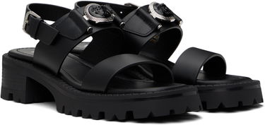 Tenisky a topánky Versace Medusa Buckle Platform Block-Heel Sandals 80 mm Čierna | 1015472_1A04174_1B00P, 3